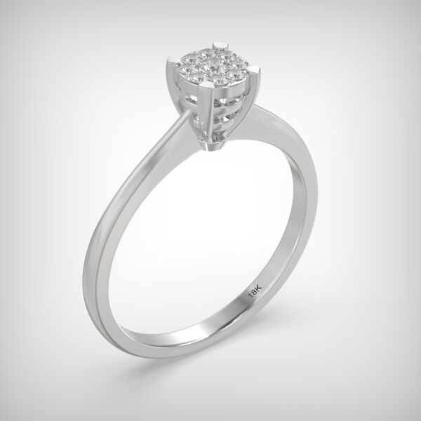 Invisible ring EM045-0.14ct